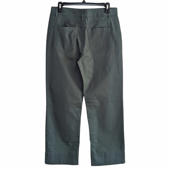 Loft Women's Olive Green Cotton Spandex Pants NWT Size 4 - Picture 2 of 11